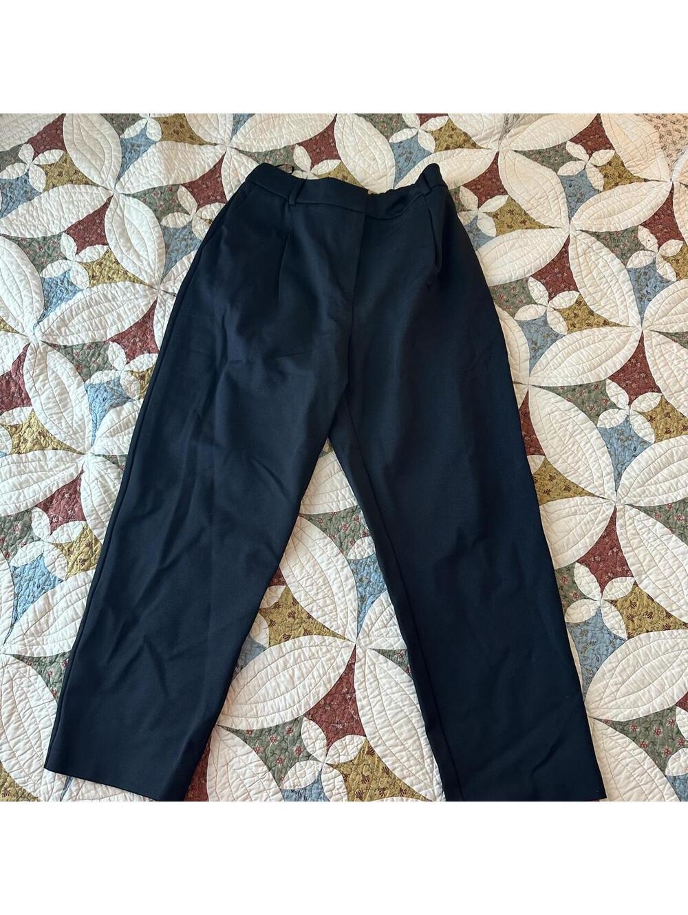 Exquise wide leg trousers black pants Size XL tailored office professional work - Picture 4 of 8